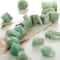 12 Pack: Green Dyed Aventurine Nugget Beads by Bead Landing™